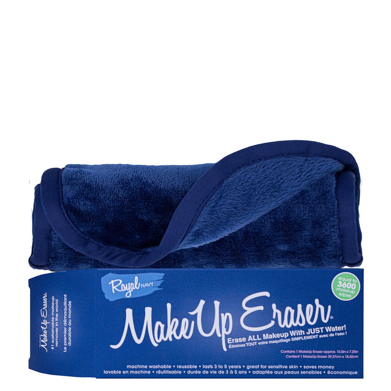 Make Up Eraser Royal Navy Serviette Démaquillante Réutilisable