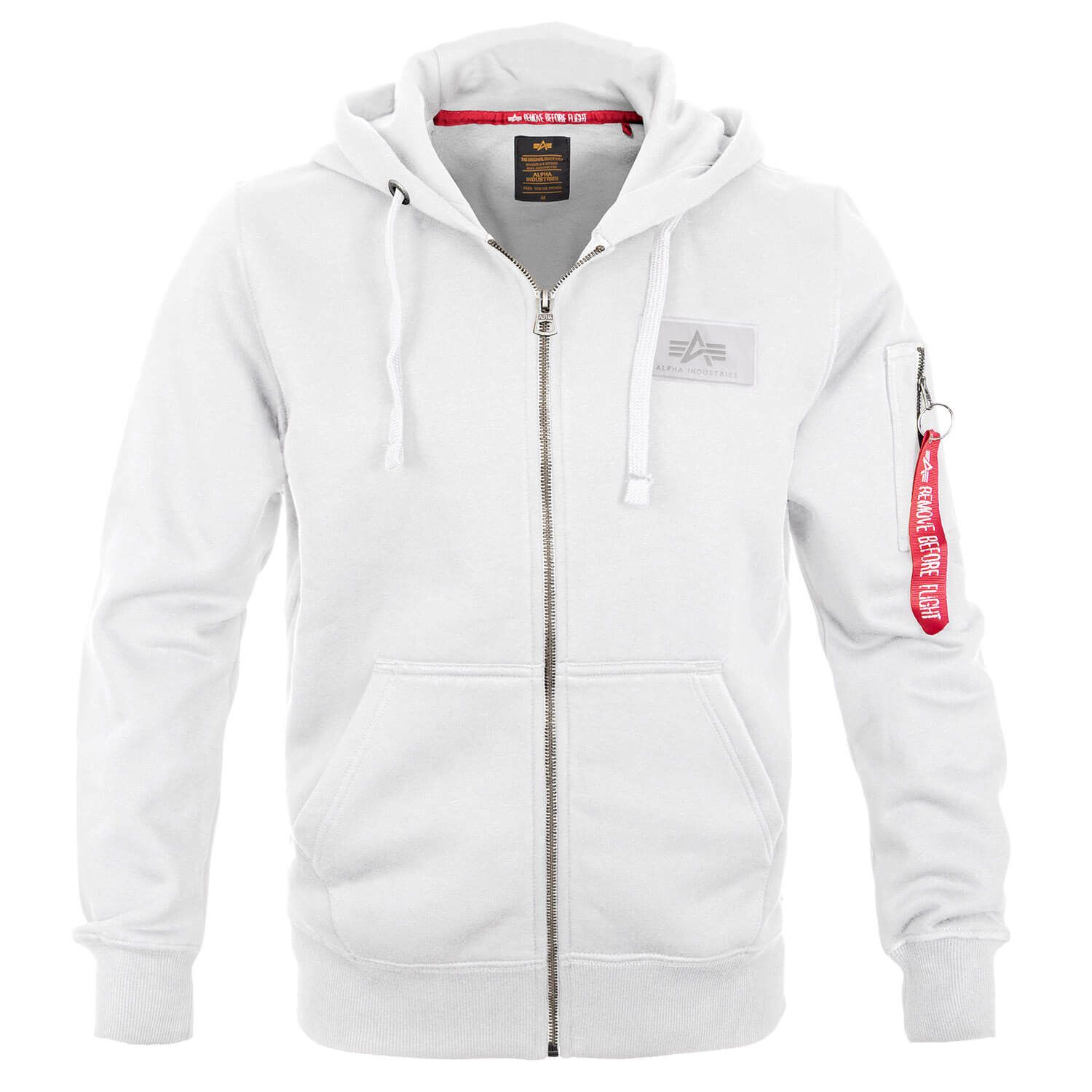 Back Print Zip Hoody Kapuzenjacke