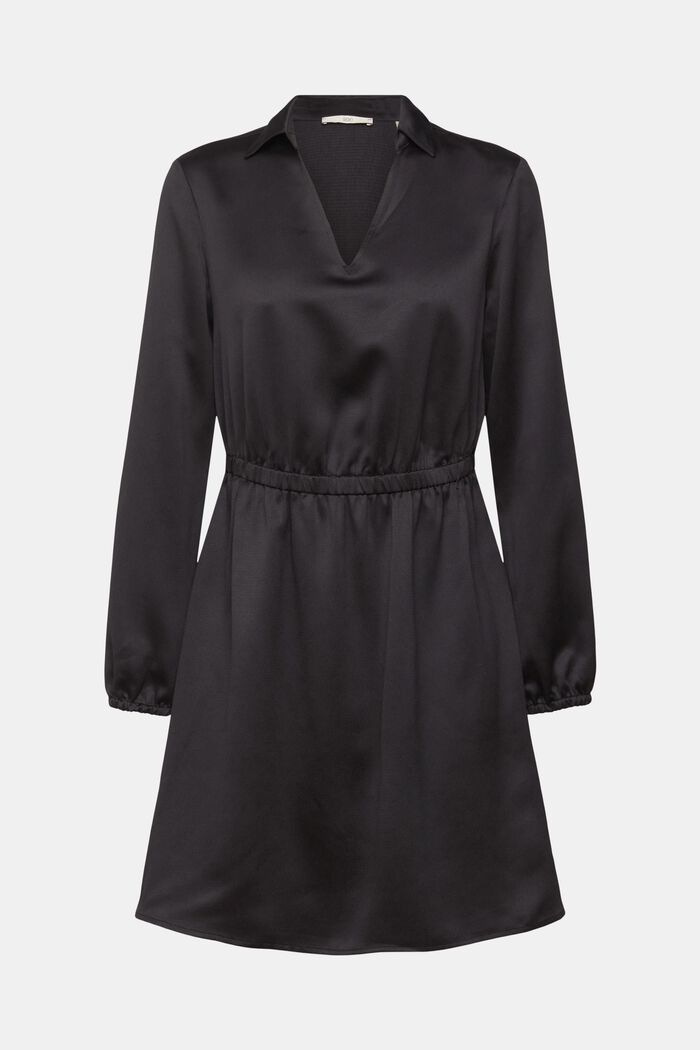 Minikleid mit Polokragen