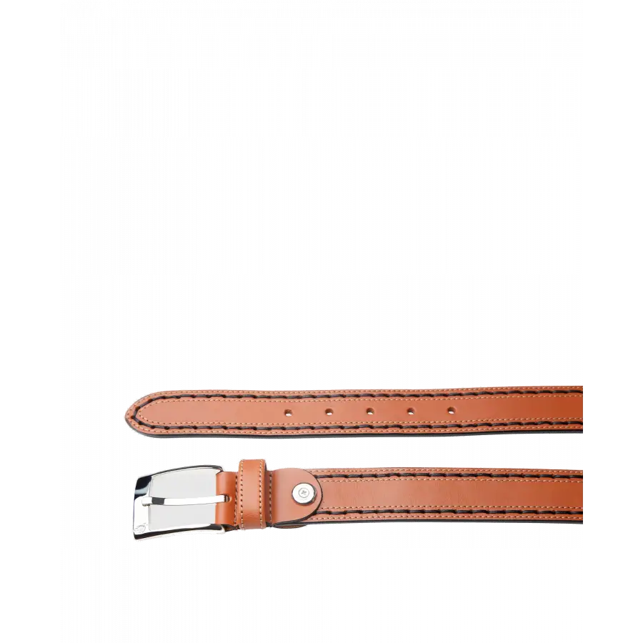 Heinrich Dinkelacker - Gürtel ANDOR PLAIN N Rindsleder - beige