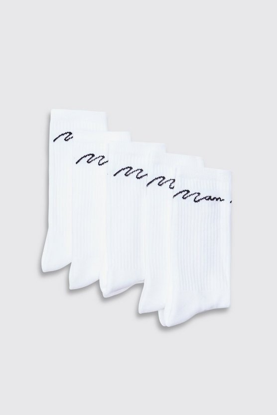 5er-Pack Man Signature Sport-Socken