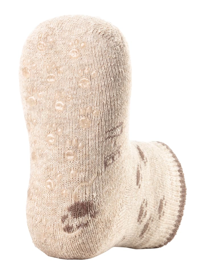 Sterntaler ABS Krabbelsocken 2er-Pack Eisbär in braun mel. günstig kaufen 16