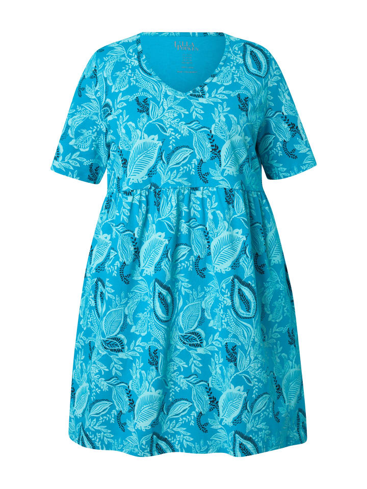 Ulla Popken Longshirt in tiefes aqua günstig kaufen