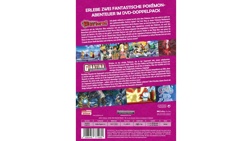 Pokémon: Giratina und der Himmelsritter / Pokémon: Der Aufstieg von Darkrai - 2-Movie-Box  [2 DVDs]