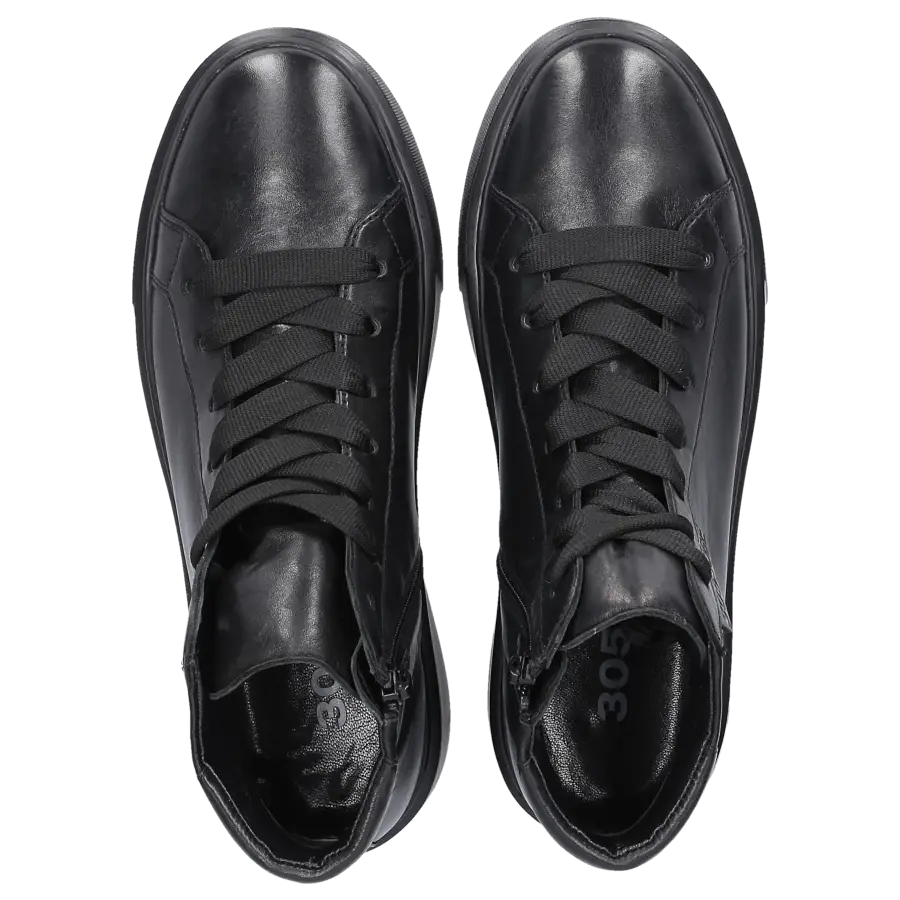 305 SOBE - Sneaker high NEAL Kalbsleder - schwarz