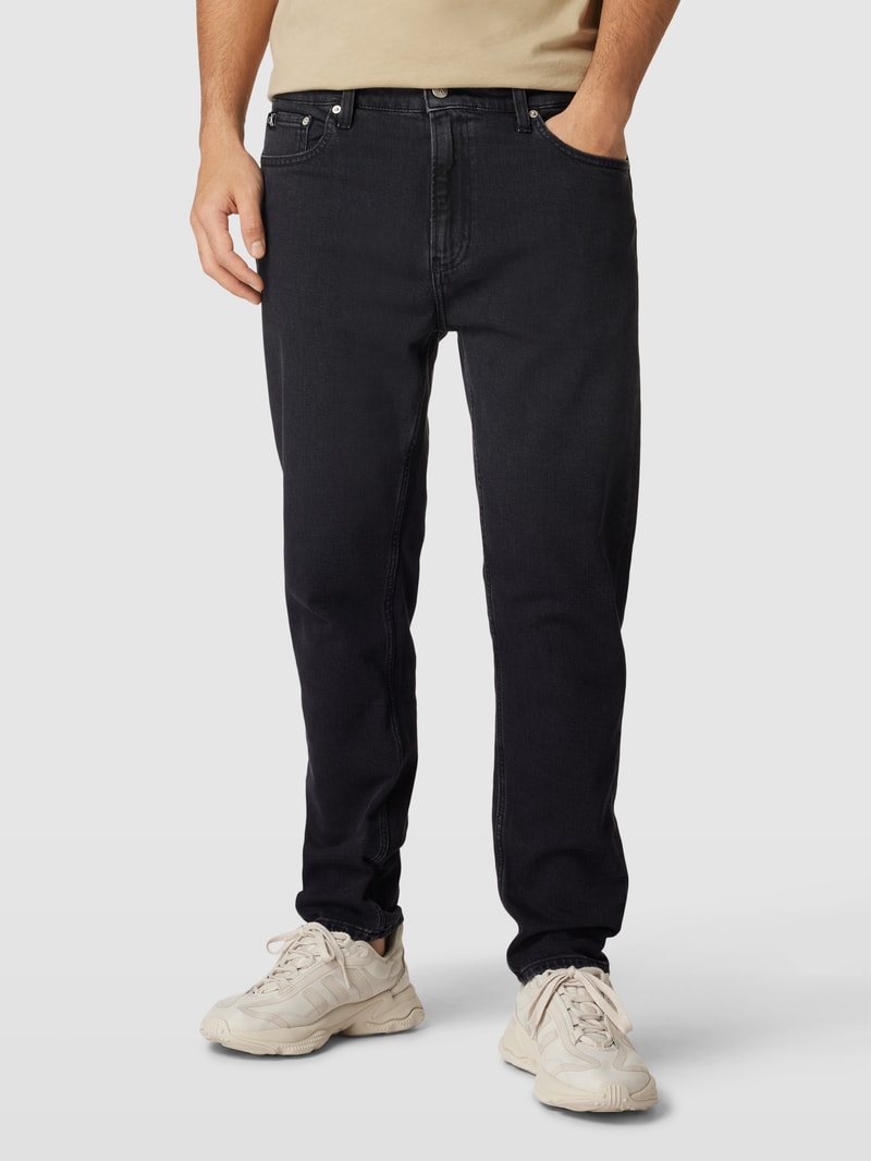 Loose Fit Jeans im 5-Pocket-Design Modell 'DAD JEAN' in schwarz
