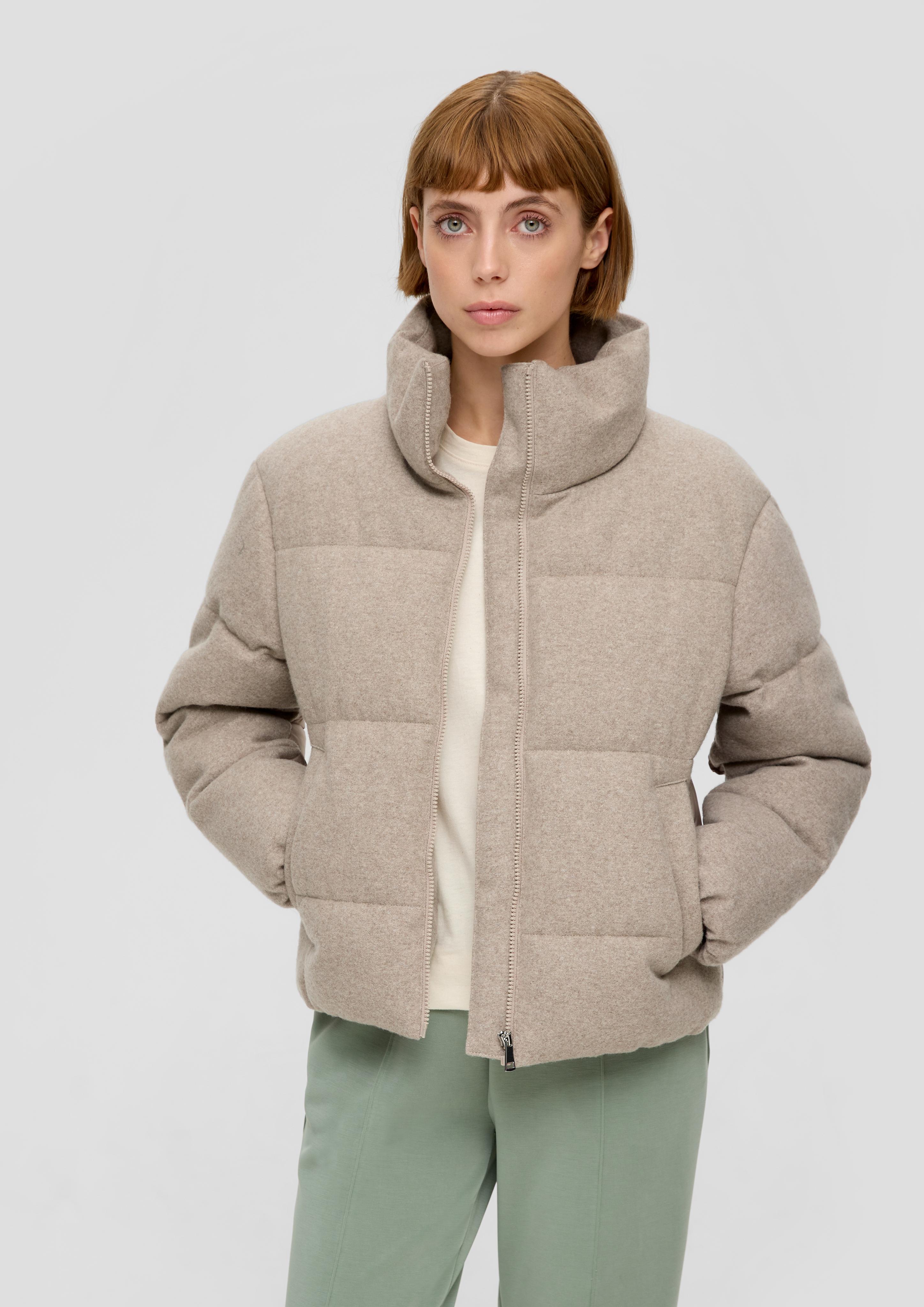 Steppjacke im Fabricmix  2133617-82W2