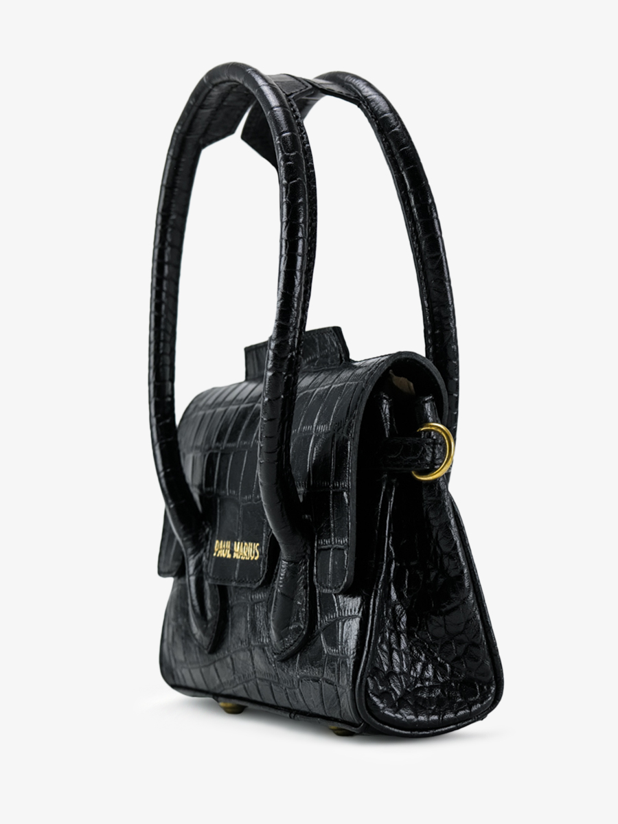 Colette XS Alligator - Noir de Jais