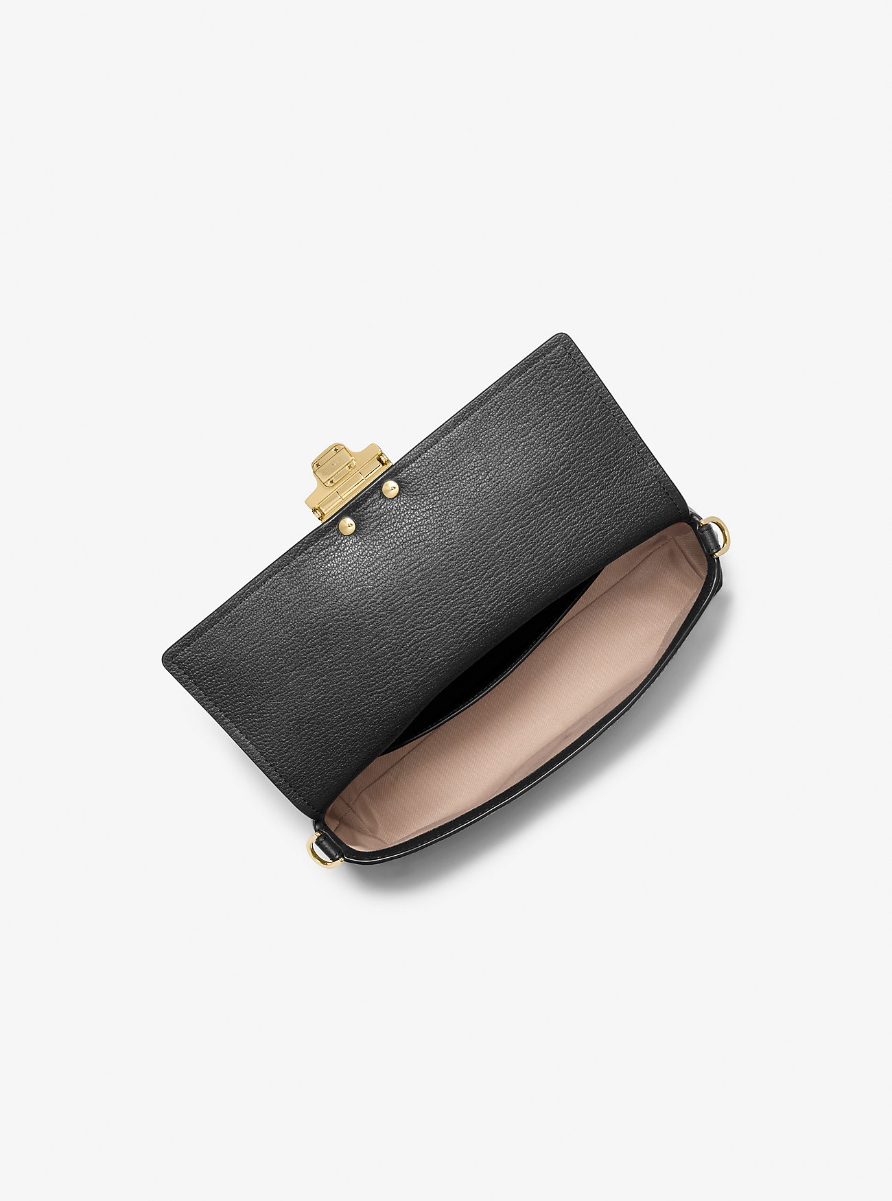 Addie Medium Skinnveske i Konvertibelt Materiale – SVART