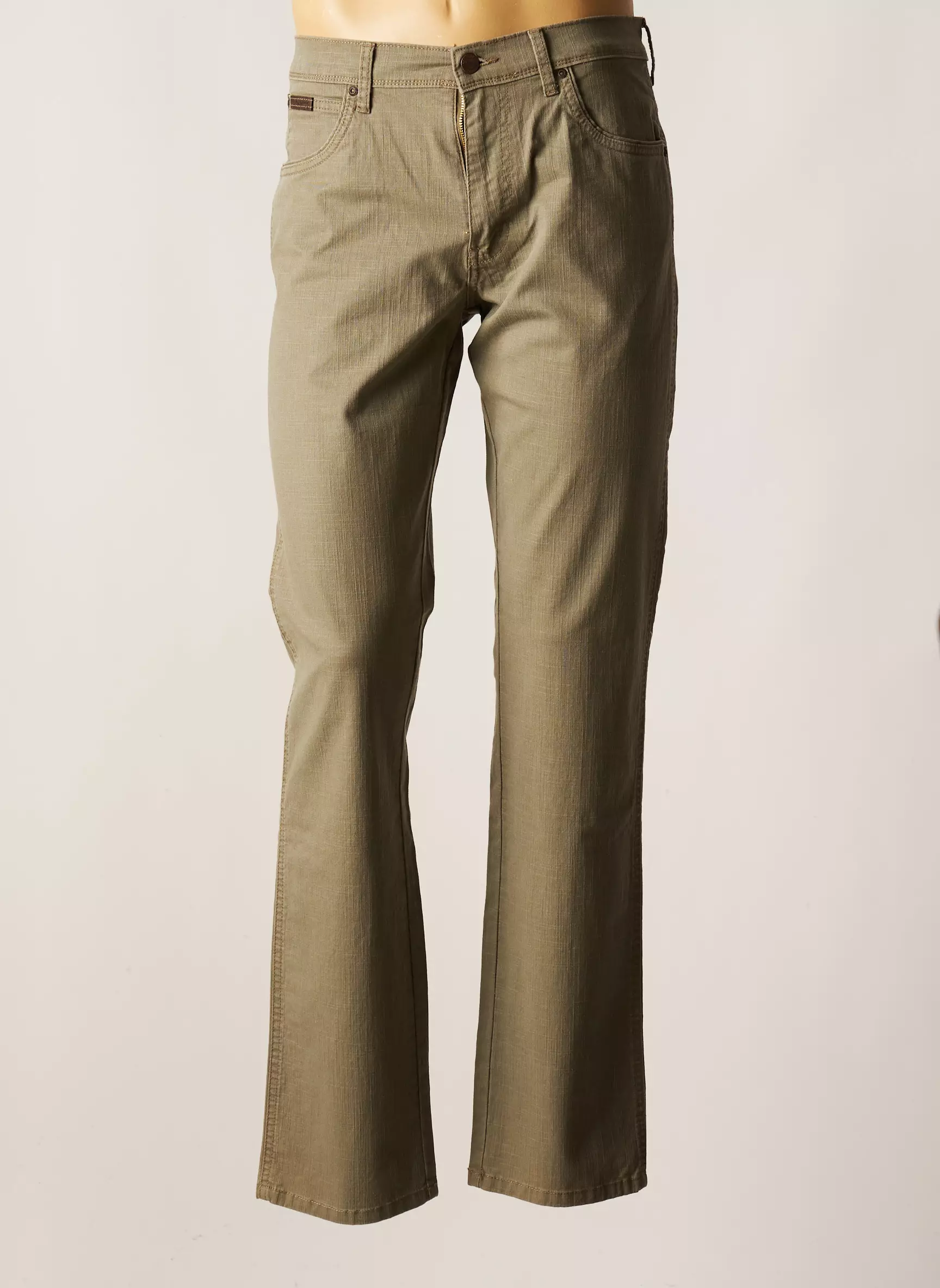 Wrangler Pantalons Droits Homme couleur vert