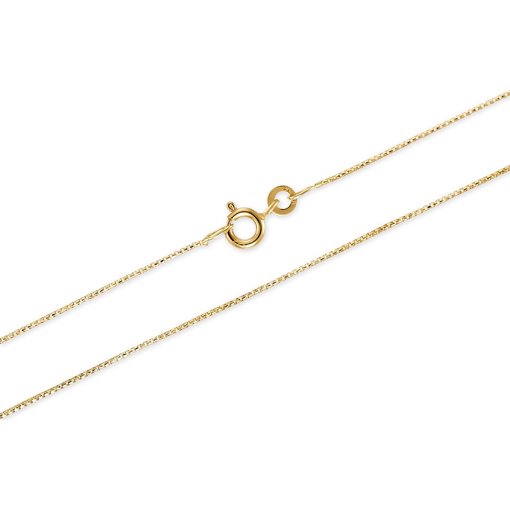 Valeria Chaînette 375 Or jaune or jaune collier