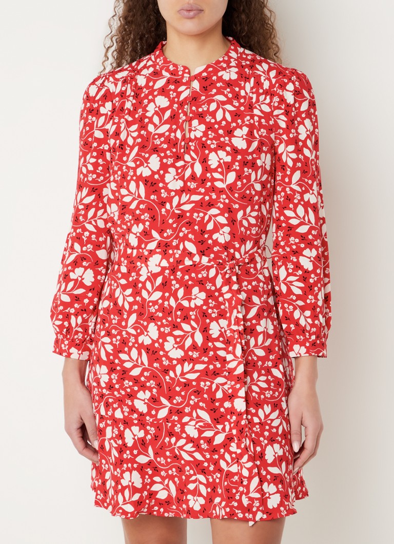 Abito corto a blusa Erin di Hobbs con stampa floreale e cintura da annodare