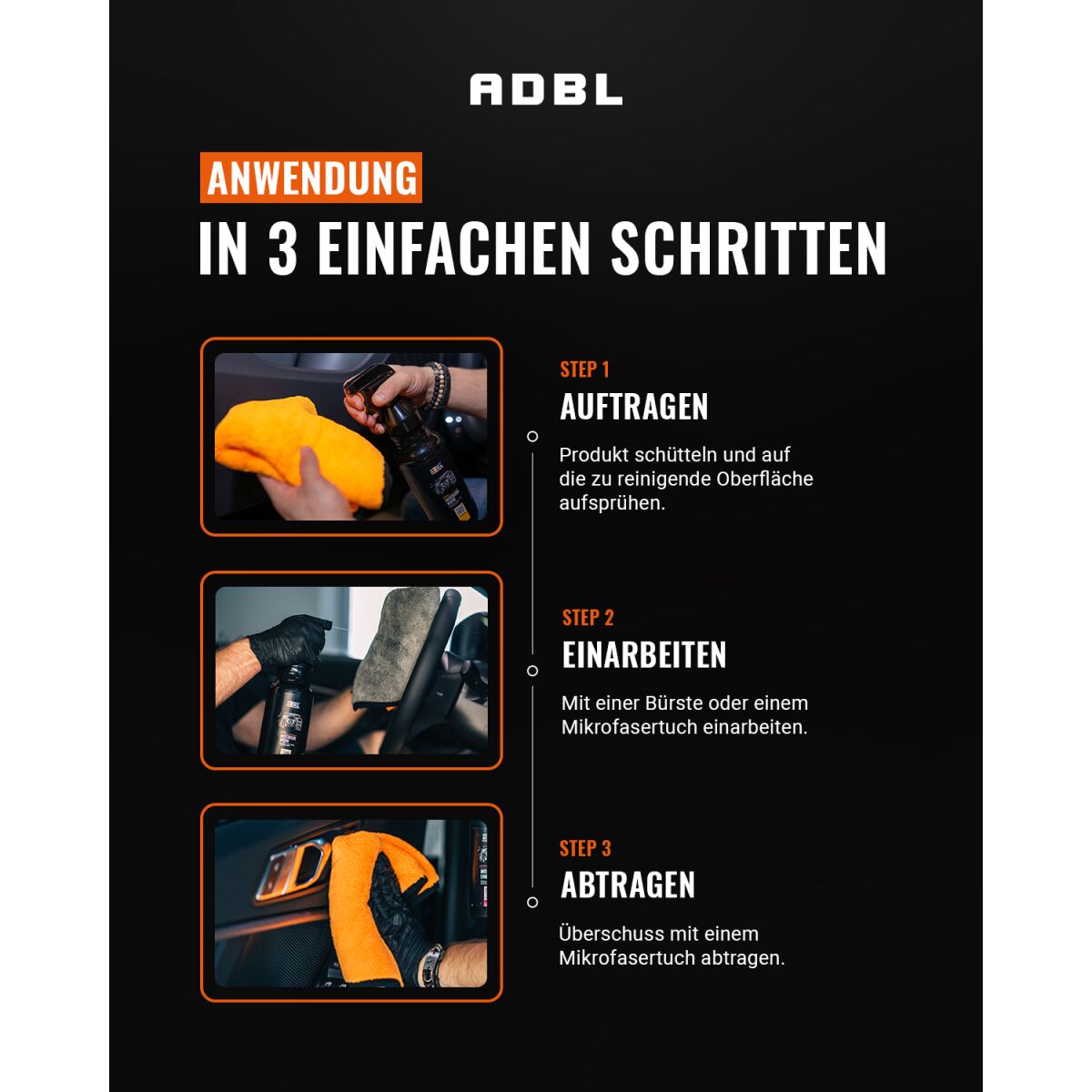 ADBL Interior WOW Limited Edition Kunstoffpflege mit Canyon Trigger 500ml