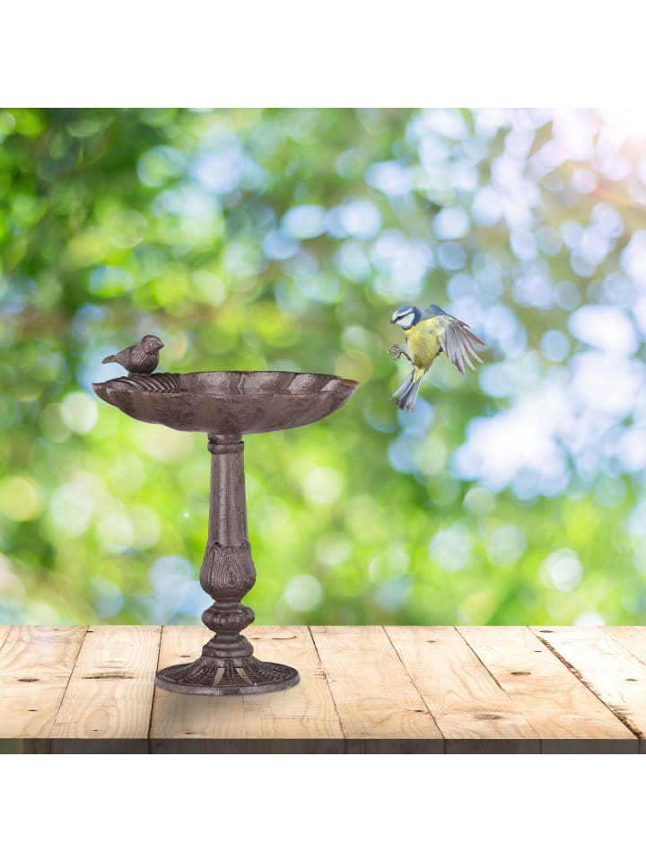 relaxdays Vogeltränke Antik in Braun günstig kaufen onesize