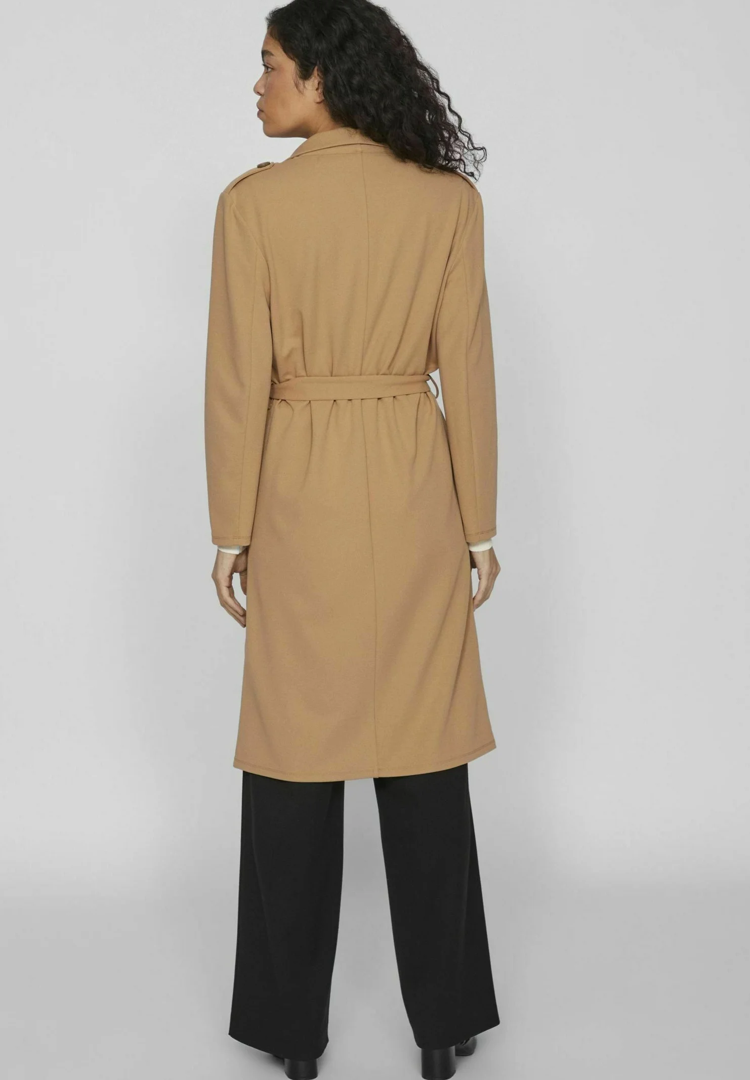 VILA VICLARA LONG DRAPY - Gabardina
