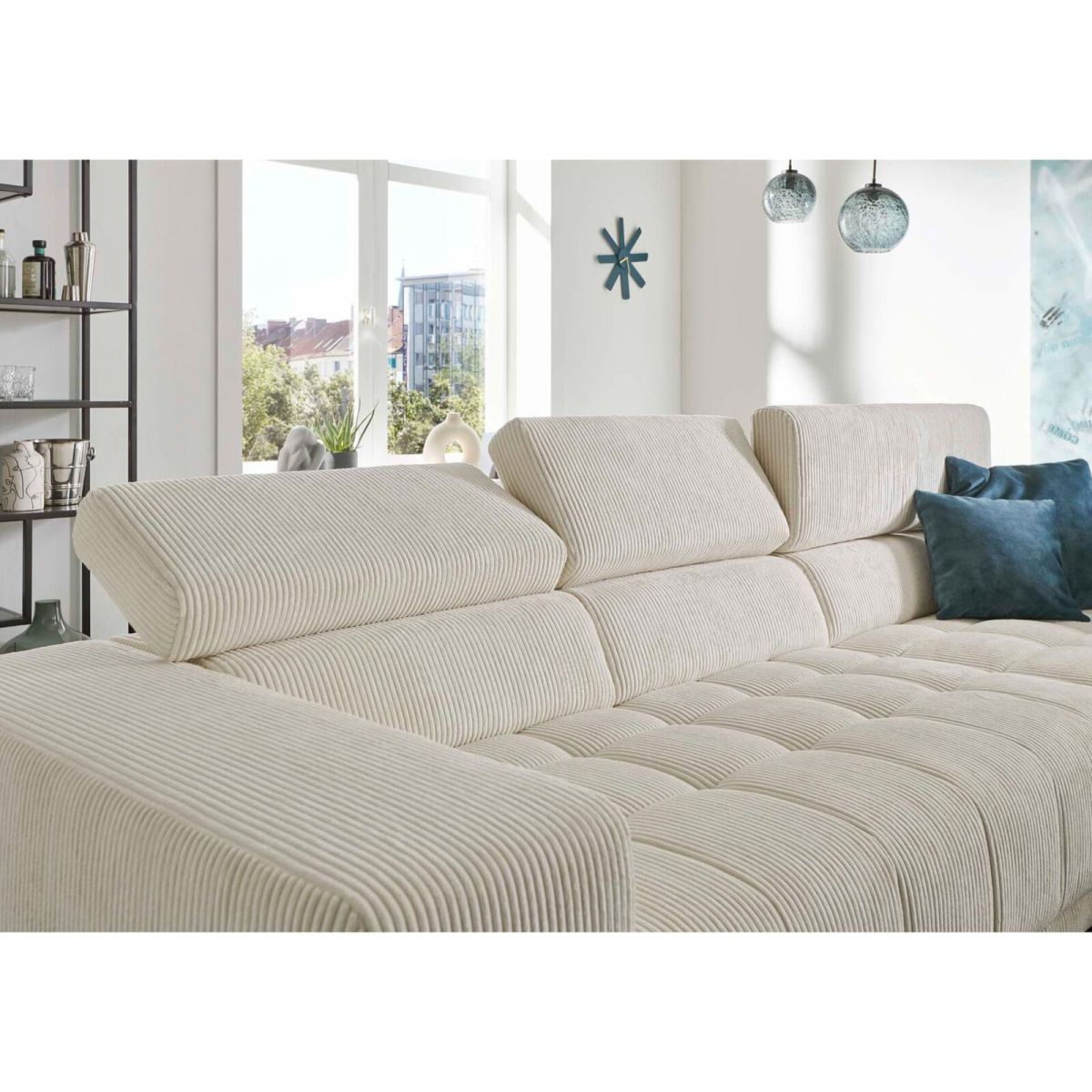 Polstergarnitur 1038 Cord Beige