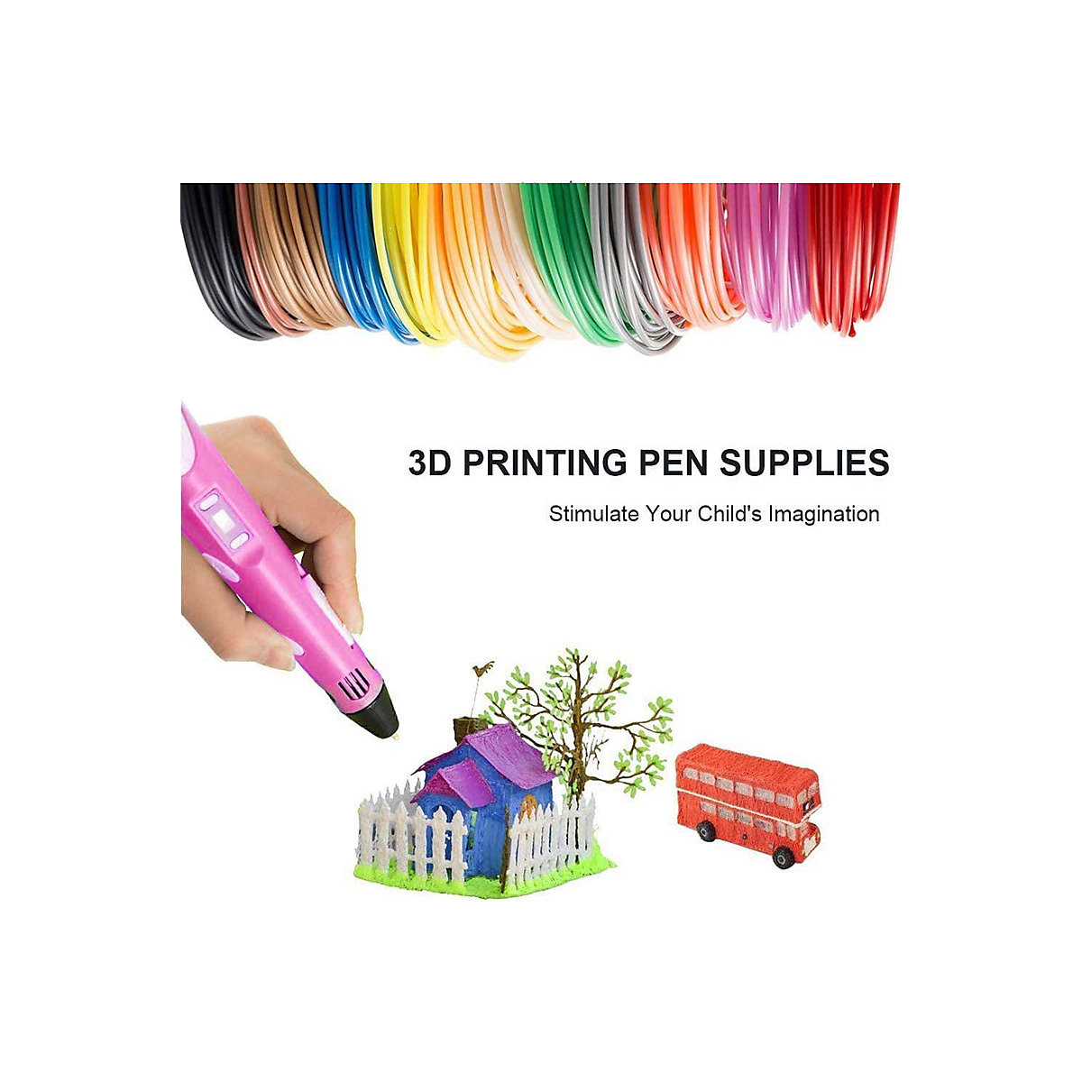 3D gedruckter Stift Cryogenic Smart Doodle Pen 3D-Druckstift kryogener intelligenter Kritzelstift dreidimensionaler Zeichenstift wiederaufladbar kreative Geschenke Kinderspielzeug Schreibwaren