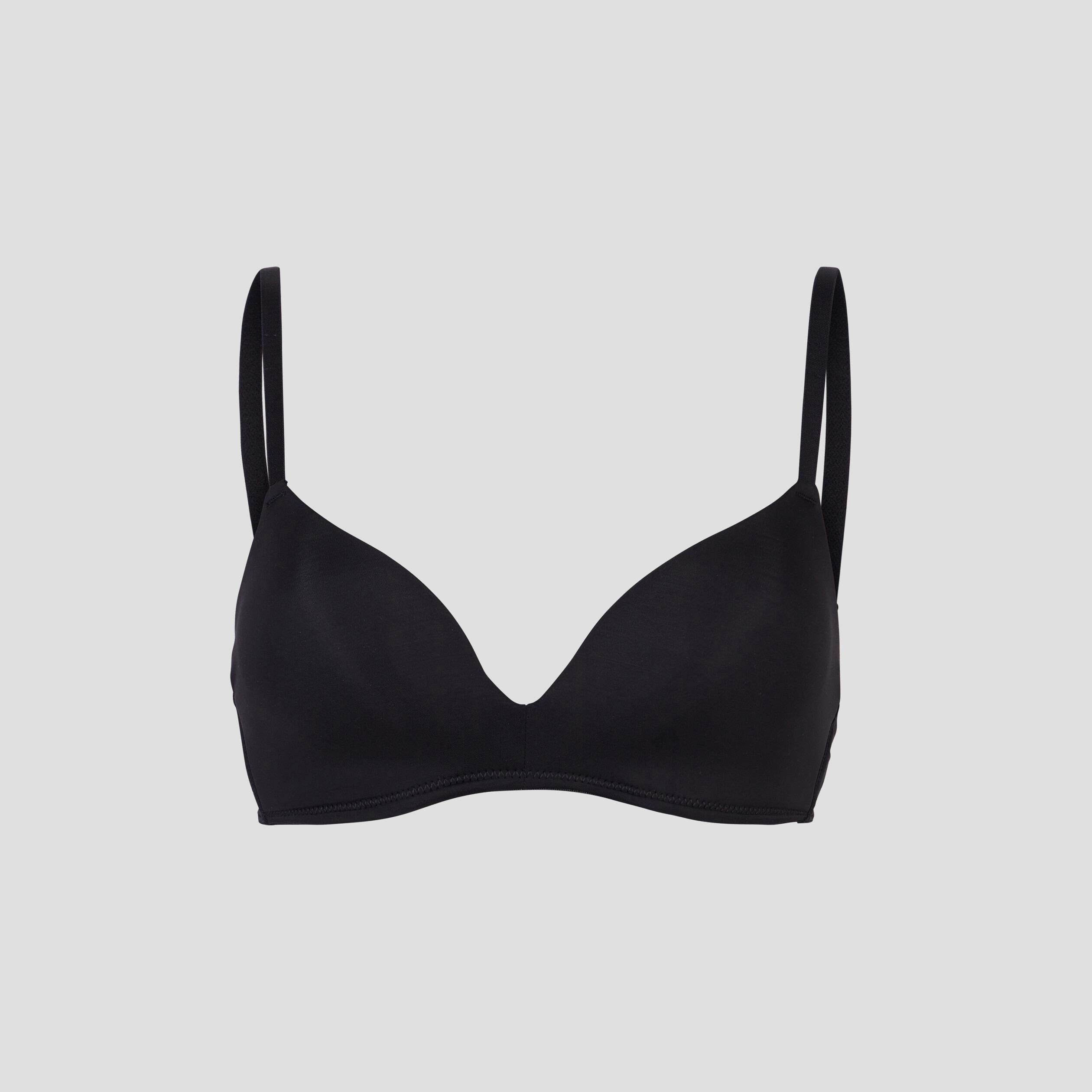 Soutien-gorge triangle microfibre noir femme | La Halle