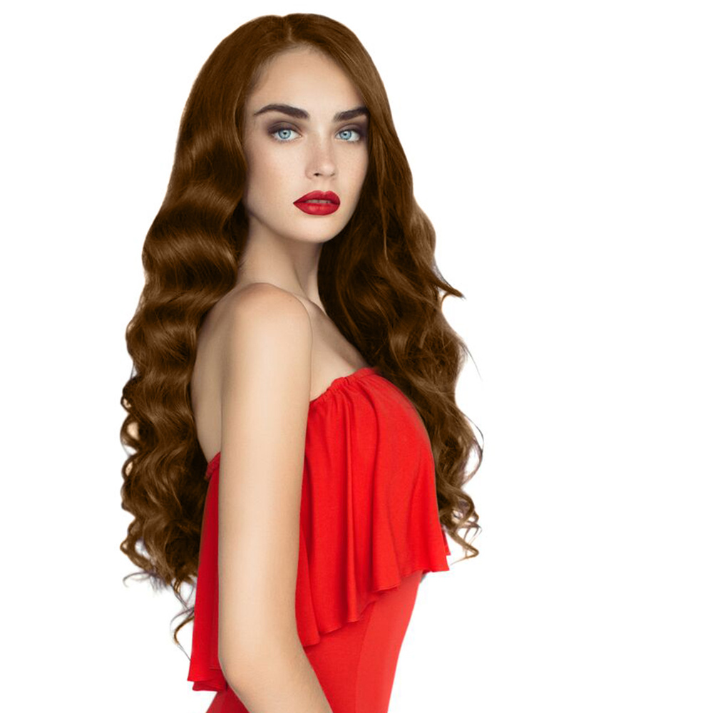 hair2heart Extensions à chaud bonding cheveux naturels #8 Marron clair 1g extensions