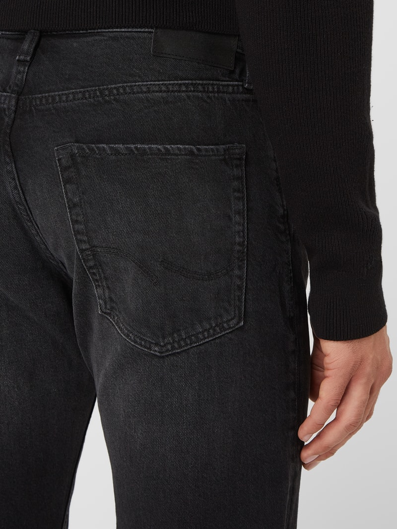 Comfort Fit Jeans mit Stretch-Anteil Modell 'Mike' in schwarz