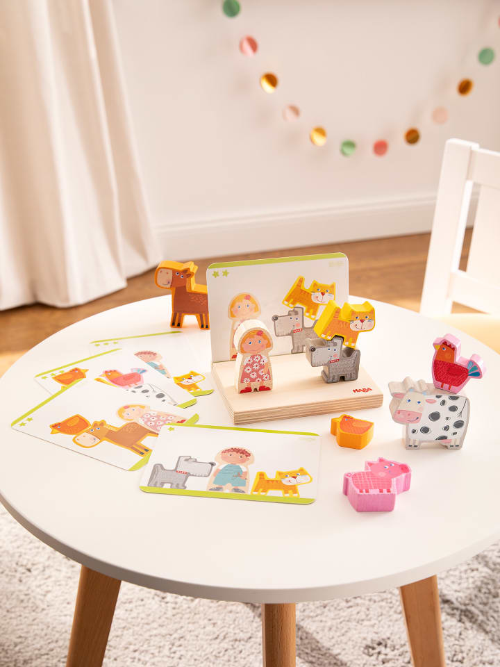 Haba Stapelspielzeug Stapelspielzeug Bauernhof in mehrfarbig günstig kaufen onesize