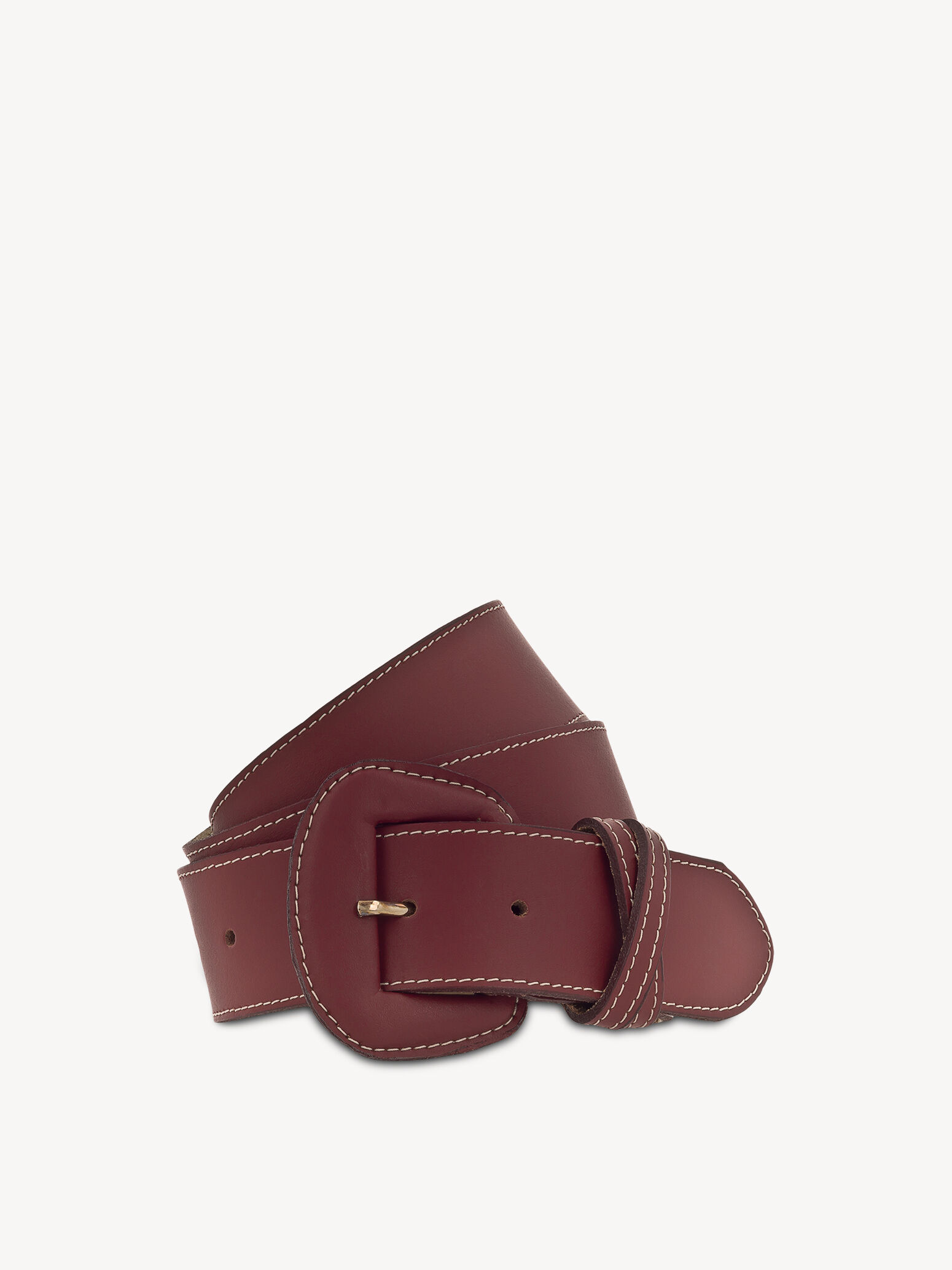 Ceinture de taille en cuir - rouge