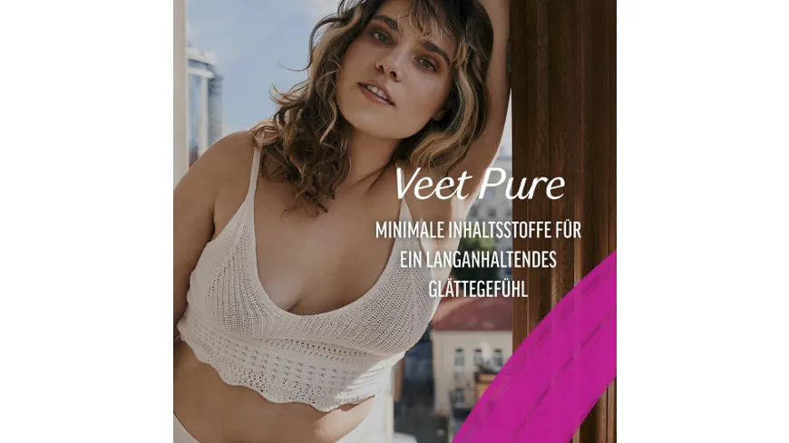 Veet PURE Gesicht Kaltwachsstreifen Sensible Haut