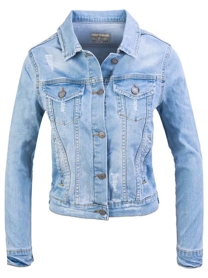 Rock Creek Jacke in Hellblau günstig kaufen