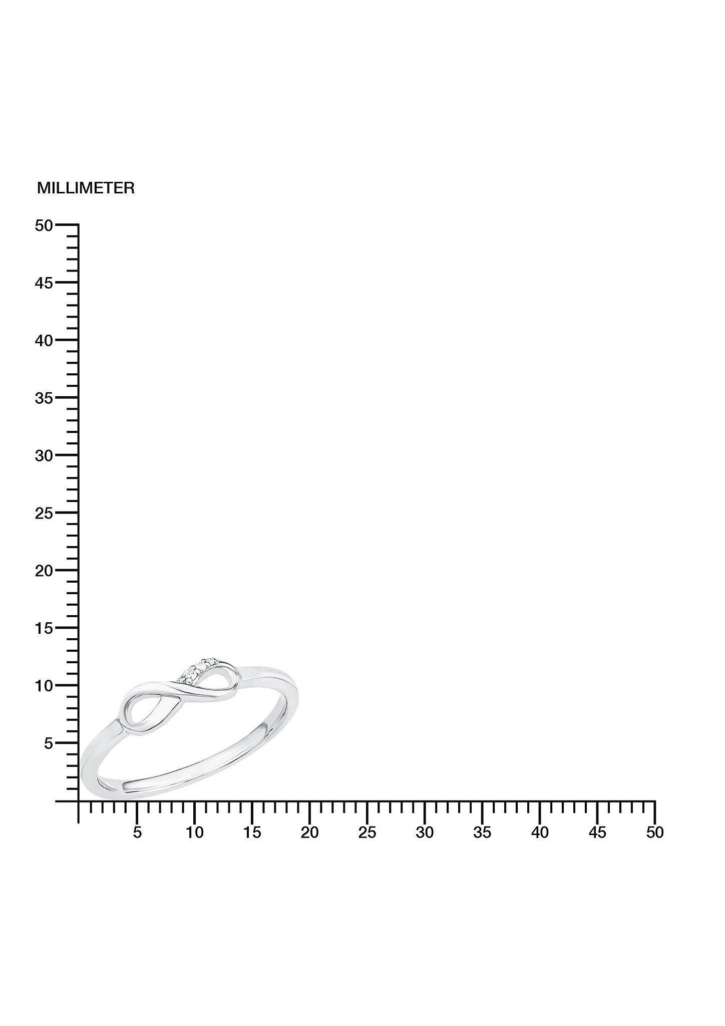 Silberner Ring Infinity mit Zirkonia  272.704.6413.0778-05E0