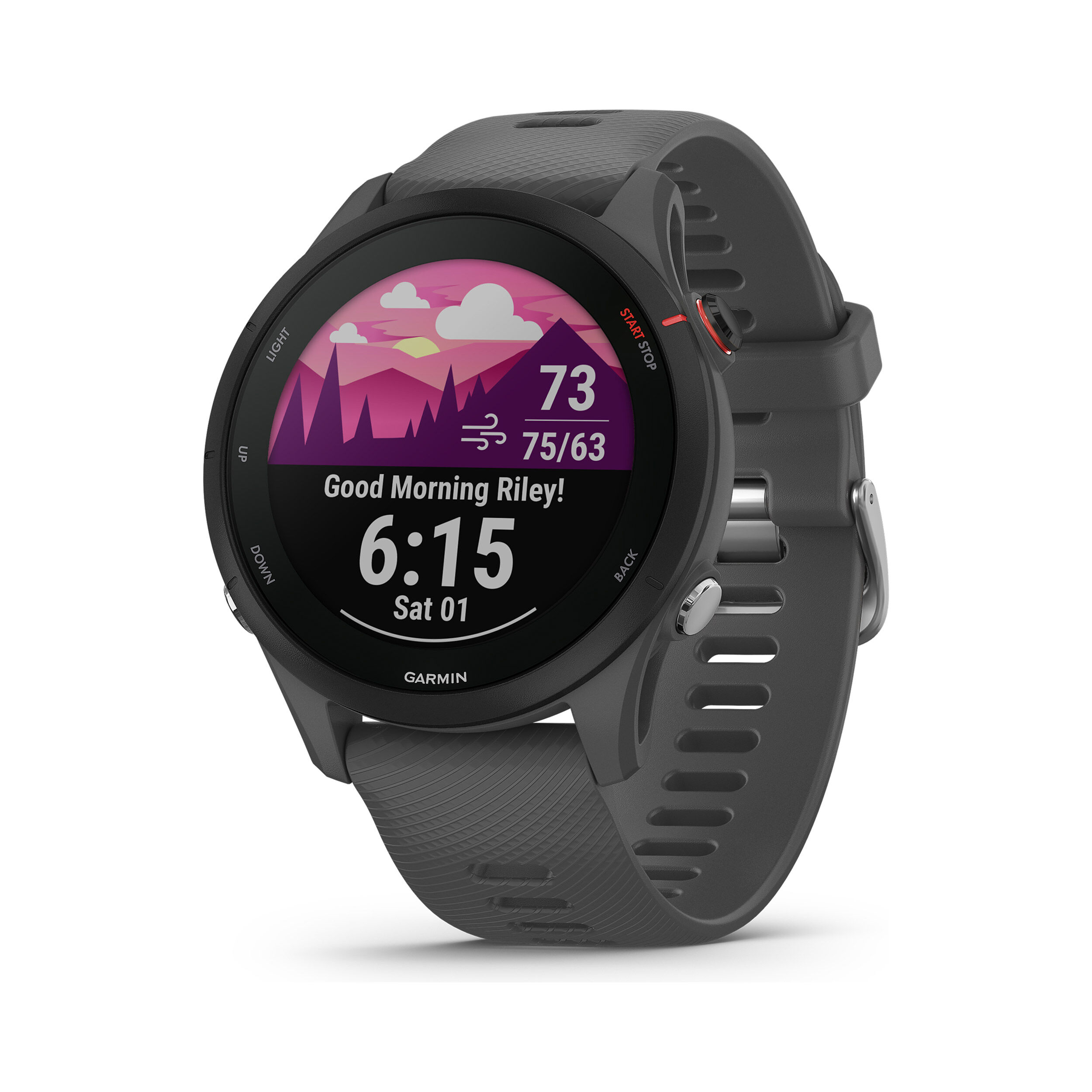 Forerunner 255 Pulsuhr - Schwarz
