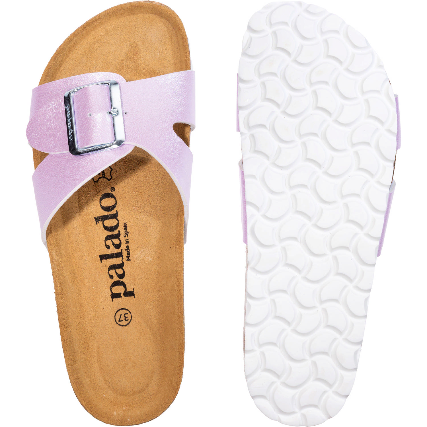 Palado Tinos Metallic, Pantoletten, Damen, Flieder