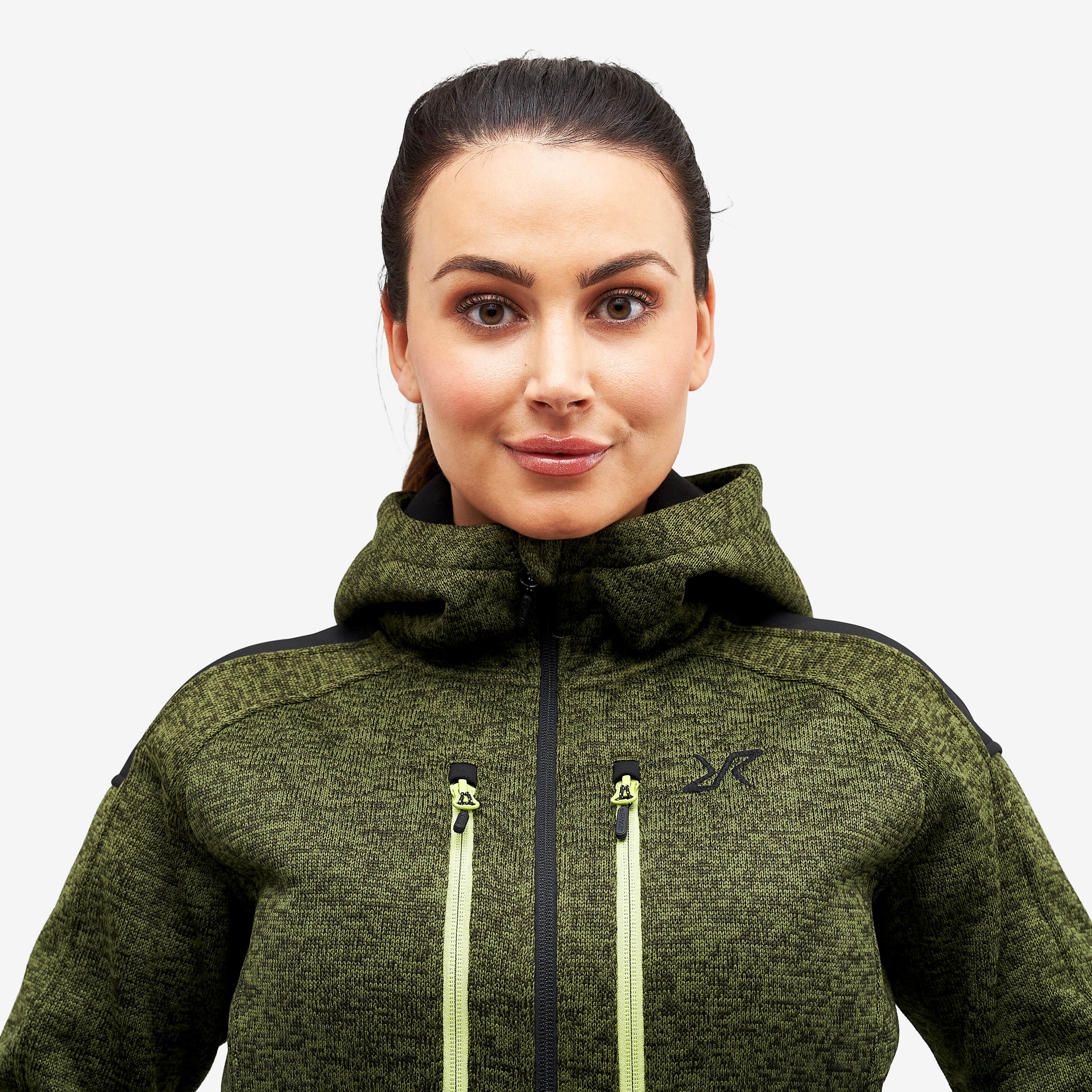 Tornado Hoodie Femme Olive Green