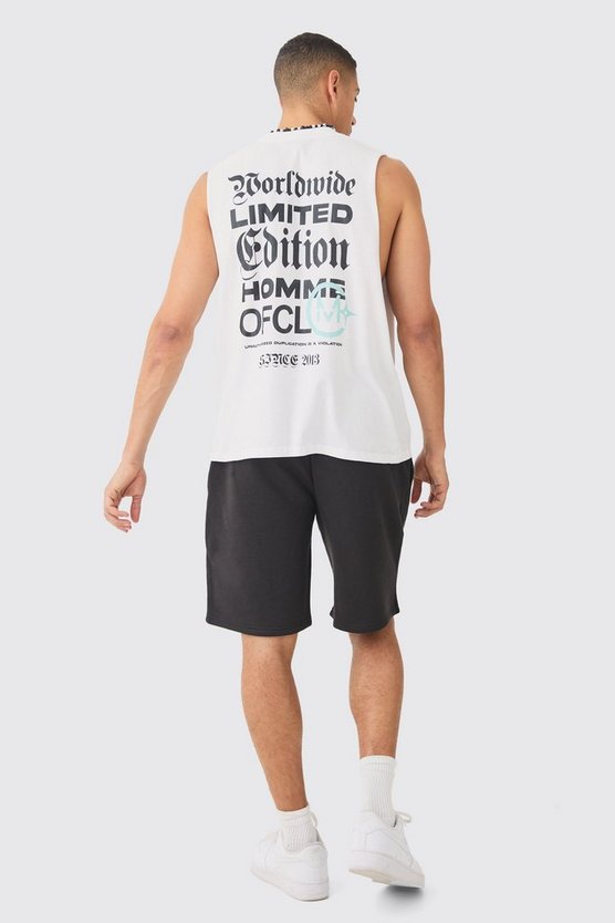Oversize Tanktop mit Limited Edition Print