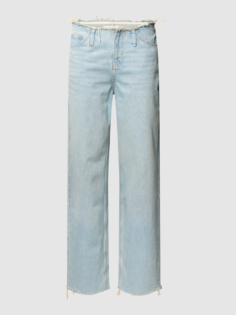 Relaxed Fit Jeans im Destroyed-Look Modell 'FRANKIE' in hellblau