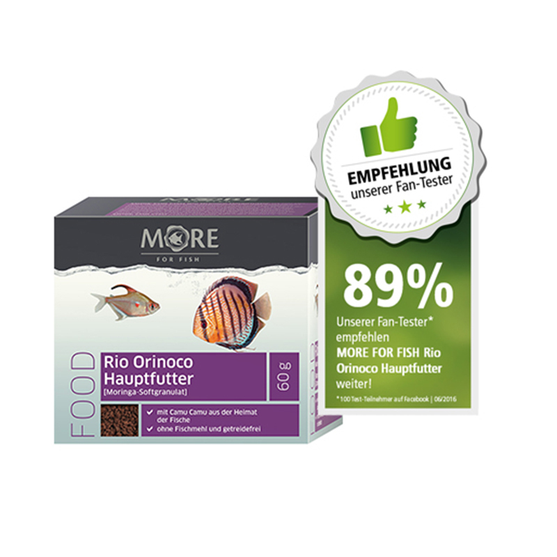 MORE Hauptfutter MORE FOR FISH Rio Orinoco Hauptfutter 60 g