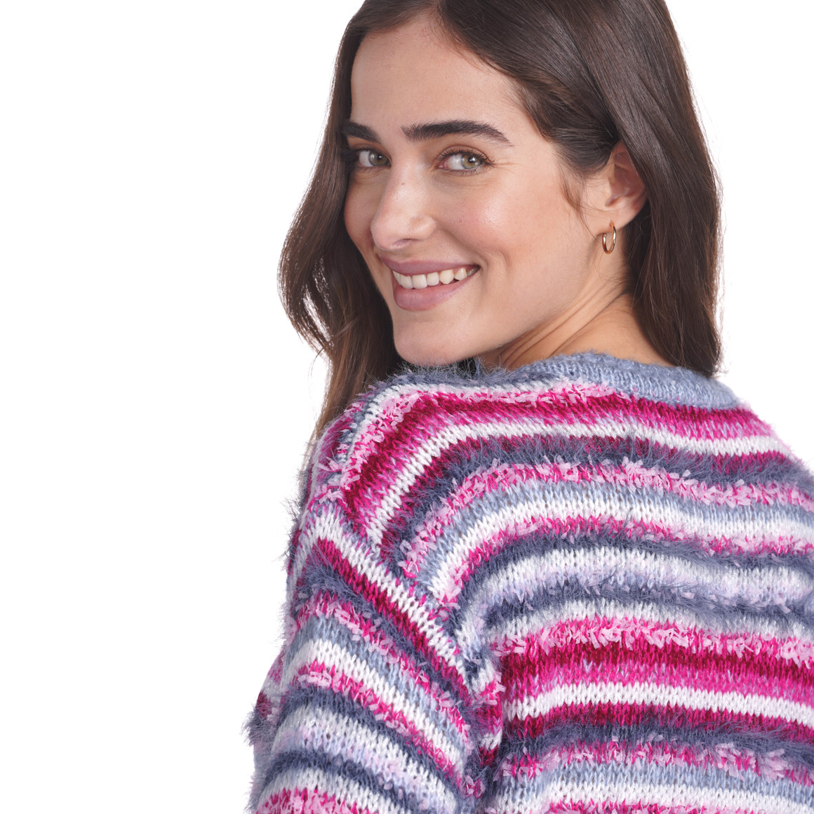 Damen Strickpullover aus verschiedenem Garn