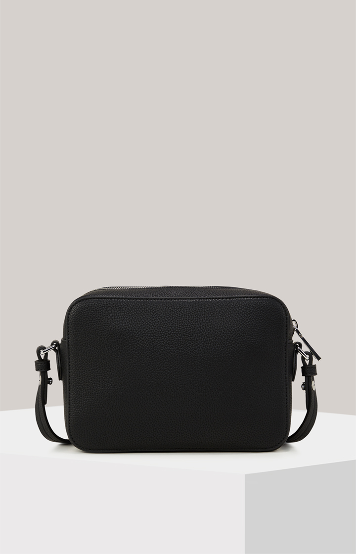 Schultertasche Lettera Cloe in Schwarz