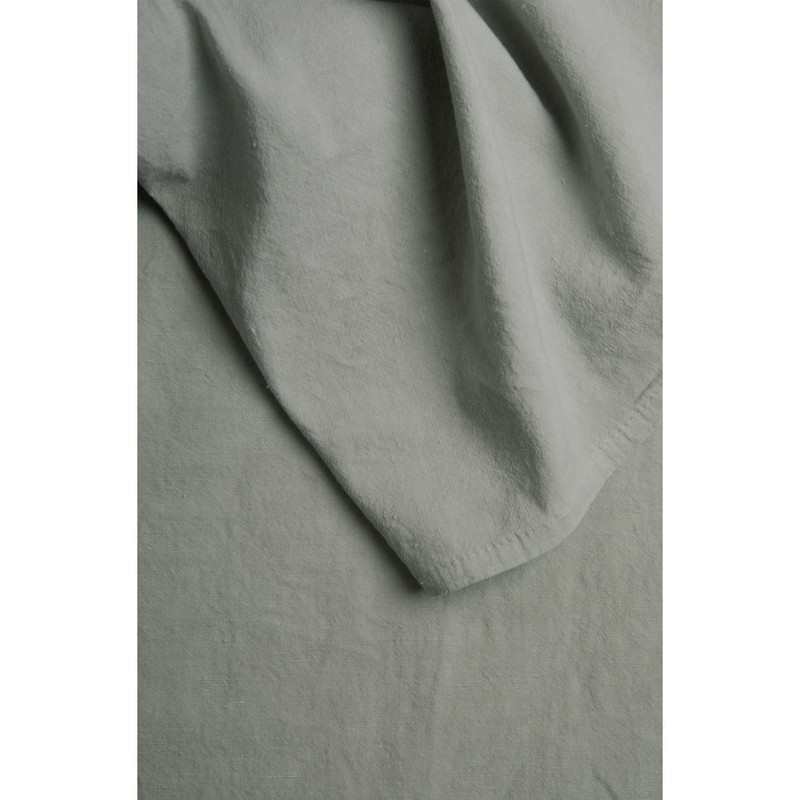 Drap plat 1 personne en Lin et Coton Bio 180 x 290 cm