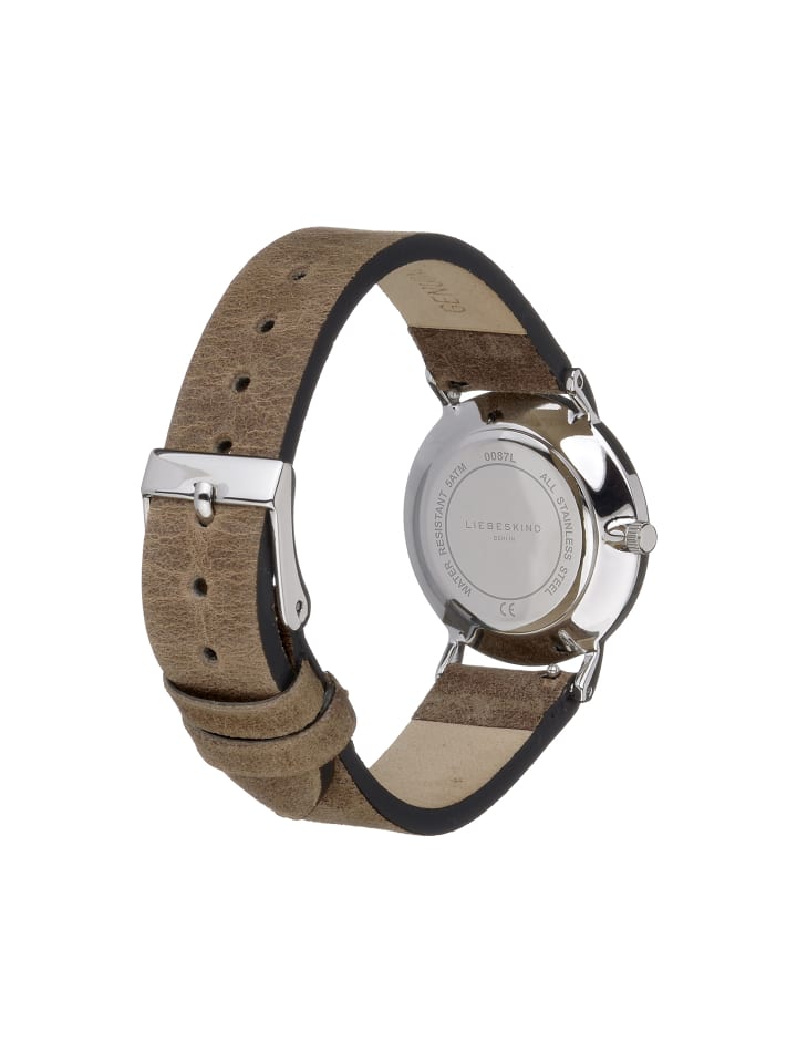 LIEBESKIND BERLIN Armbanduhr in Hellbraun günstig kaufen onesize