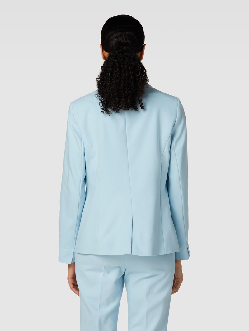 Blazer mit Paspeltaschen in hellblau