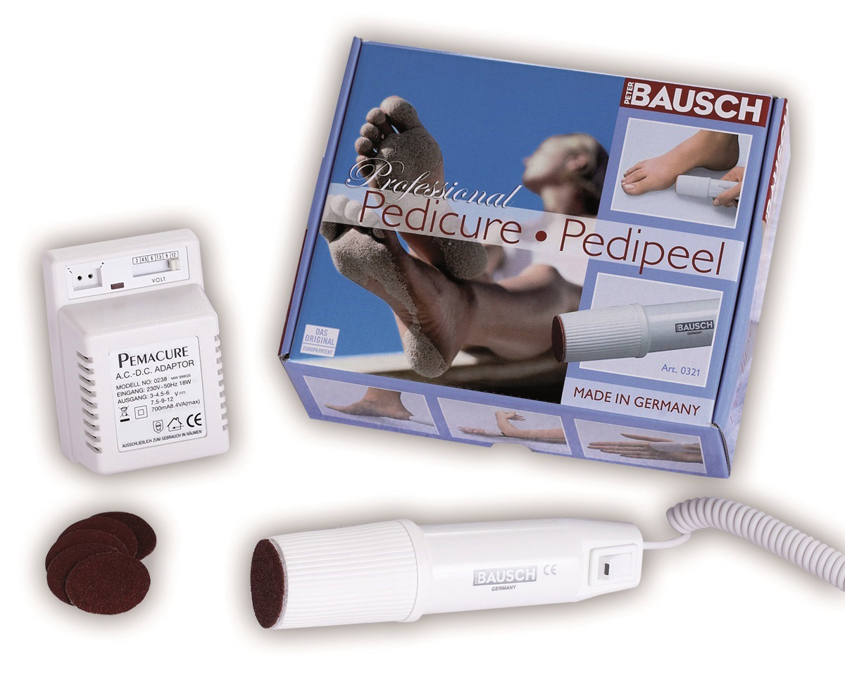 PEBARO Peter Bausch - Hornhautschleifer PEDIPEEL, 3-teilig