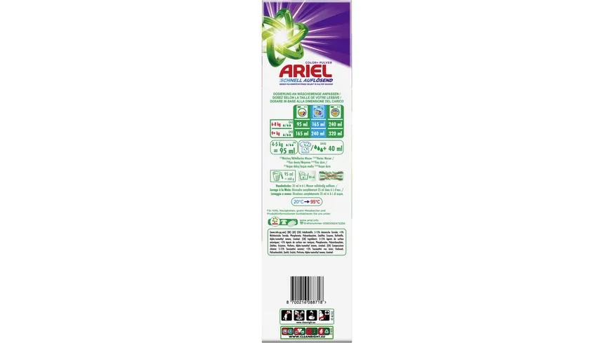 Ariel Colorwaschmittel Pulver 3 kg