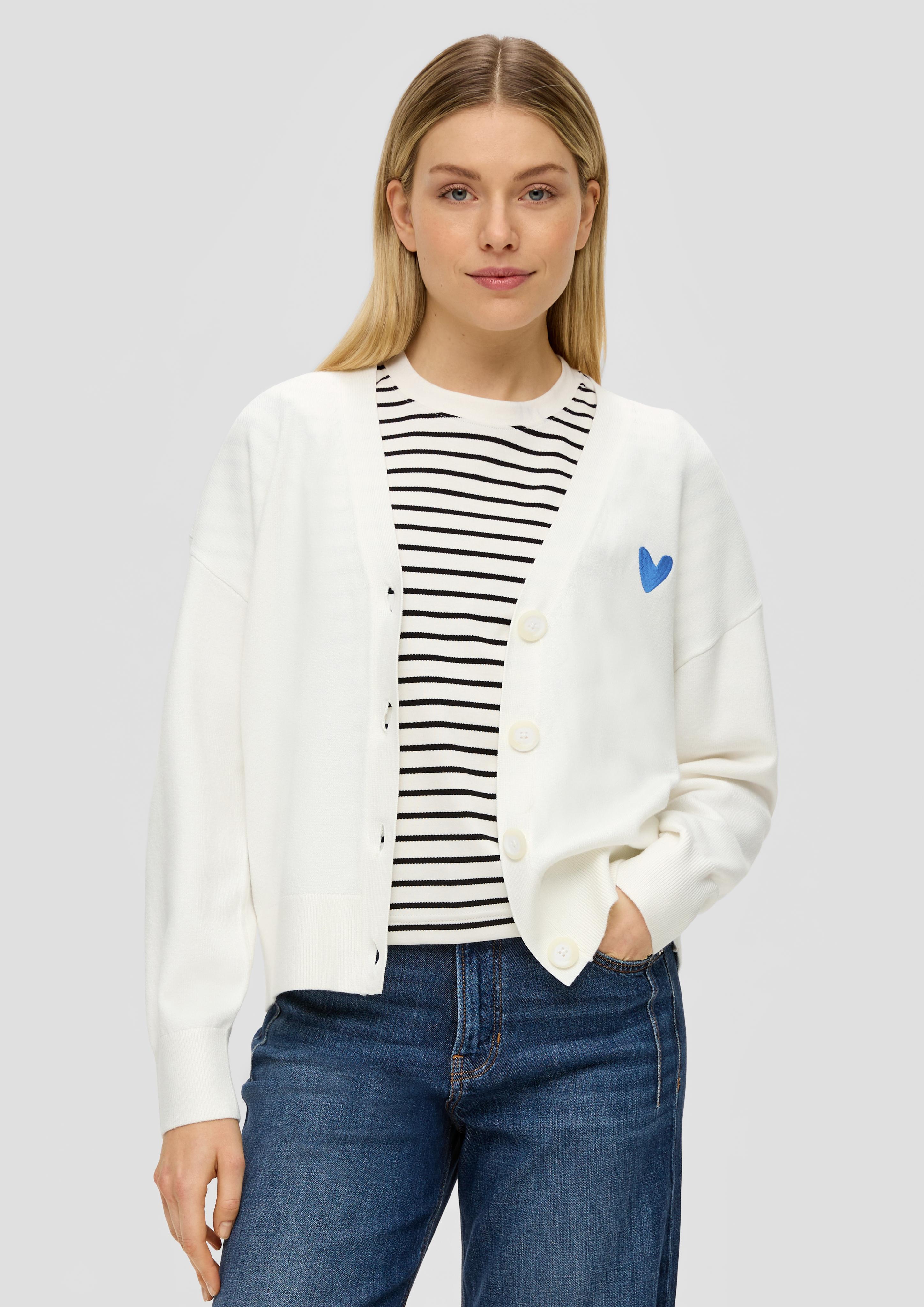 Strickjacke aus Viskosemix  2141233-0210