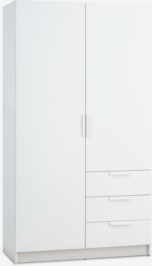 Szafka JENSLEV JENSLEV 96x176 2 drzwi 3 szuflady biała