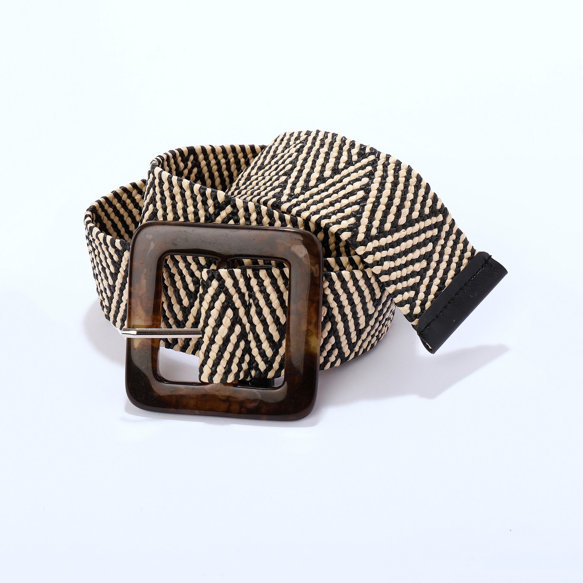 Ceinture élastiquée bicolore