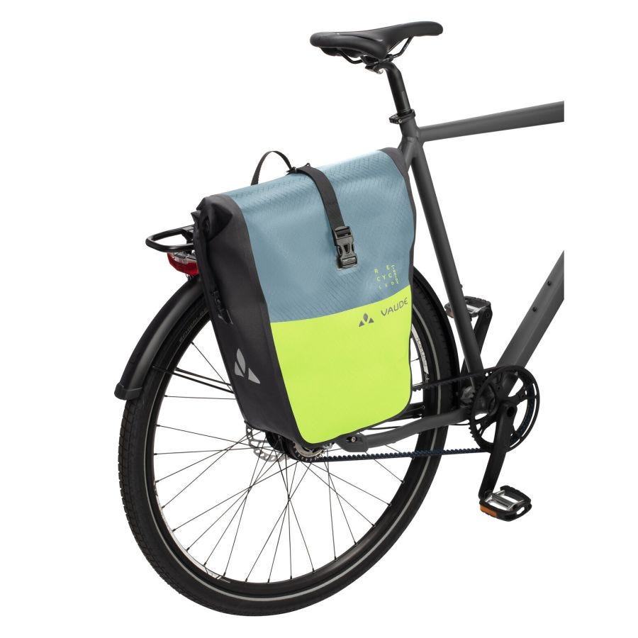 Aqua Back Color Single Fahrradtasche, recyceltes Hauptmaterial