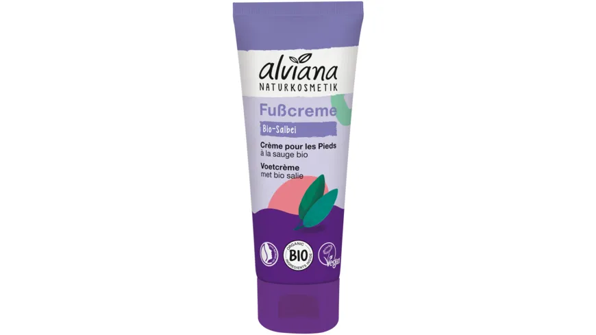 alviana Fußcreme mit Bio-Salbei 75 ml