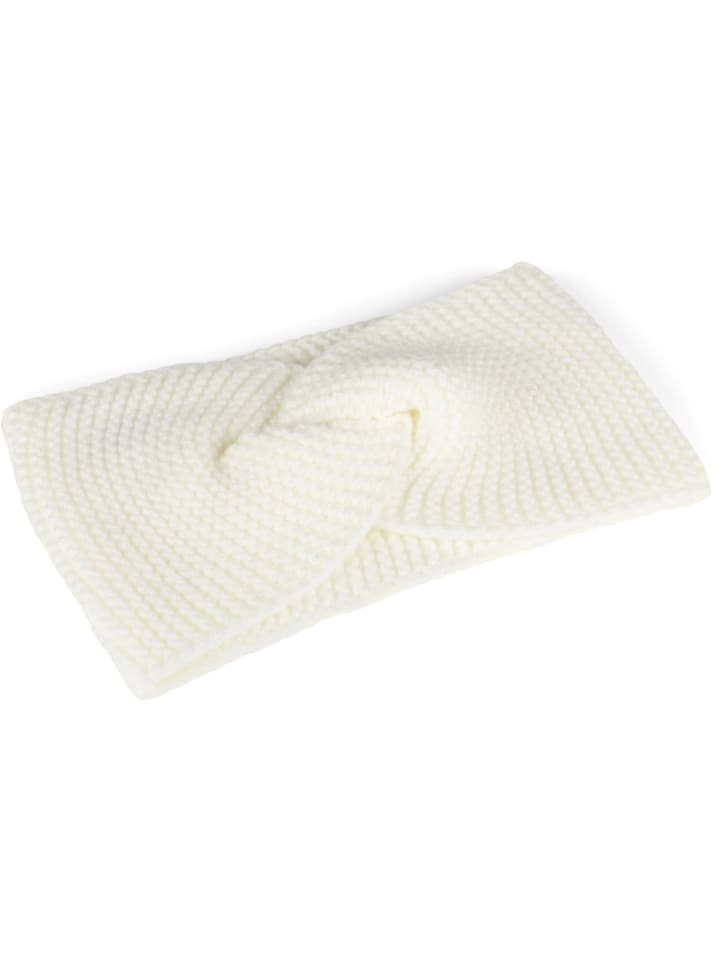 styleBREAKER Strick Stirnband in Creme-Weiß günstig kaufen onesize