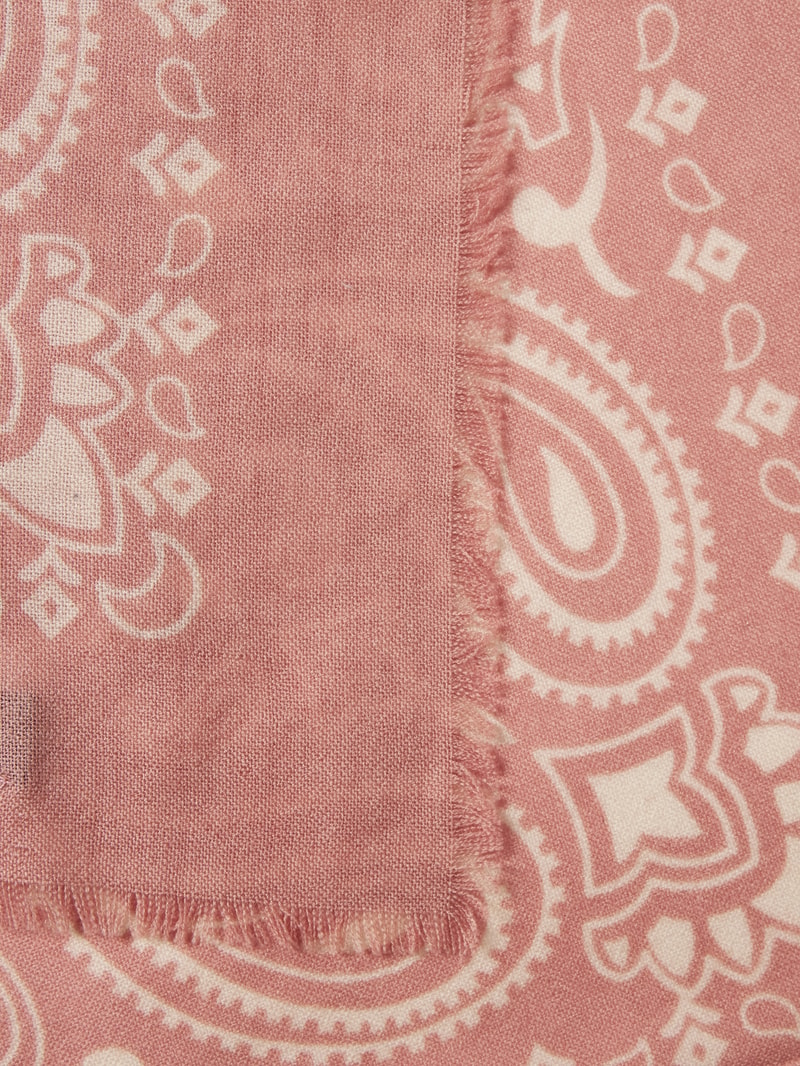 Schal aus Wolle Modell 'BANDANA' in altrosa