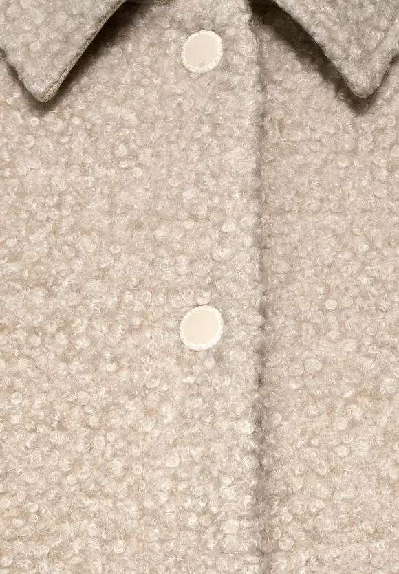 CECIL Jacke in Curly Wolloptik